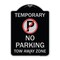 Signmission No Parking Tow Away Zone Heavy-Gauge Aluminum Architectural Sign, 24" x 18", BS-1824-22891 A-DES-BS-1824-22891 - alternate 1